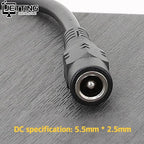 DC 5525 To SATA IDE Hard Drive Power Supply Cable DC 12V To 4Pin Molex/ SATA Hard Drive Cable Step-down Voltage Regulator