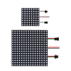 1~2PCS WS2812B 8X8 16X16 8X32 LED Pixel Panel Flexible Matrix Screen WS2812 RGB Led Module Individually Addressable IC DC5V