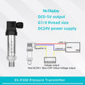 LCD Pressure Transmitter Measurment -1-0-1000bar 4-20mA 5V 10V Output Water Oil Gas Pressure Sensor G1/4 Pressure Transducer