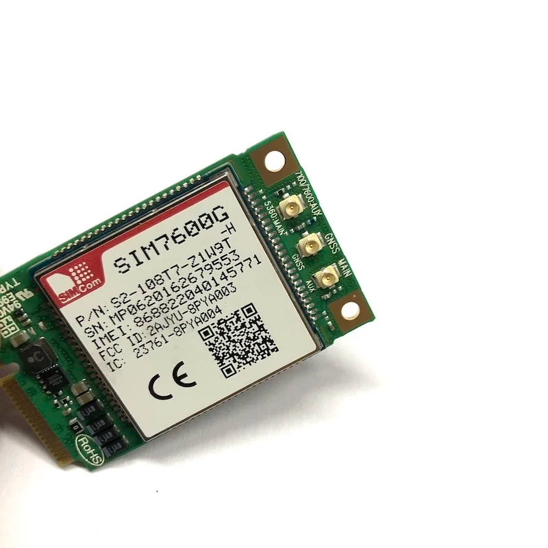SIMCOM SIM7600 SIM7600G-H PCIE SIM7600G-H R2 MINI PCIE 4G LTE CAT4 Module Global band Support GNSS Compatible with EG25-G ﻿