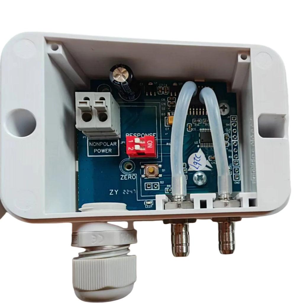 LEFOO 4-20mA Differential Pressure Transmitter Micro Sensor Measuring Air & Neutral Gas for EMS, HVAC, VAV, FC LFM108