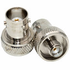 SMA Female To BNC Female Adapter Walkie Talkie Connector SMA to BNC For Two Way Radio BaoFeng UV-5R FD-880 Nickel Plated