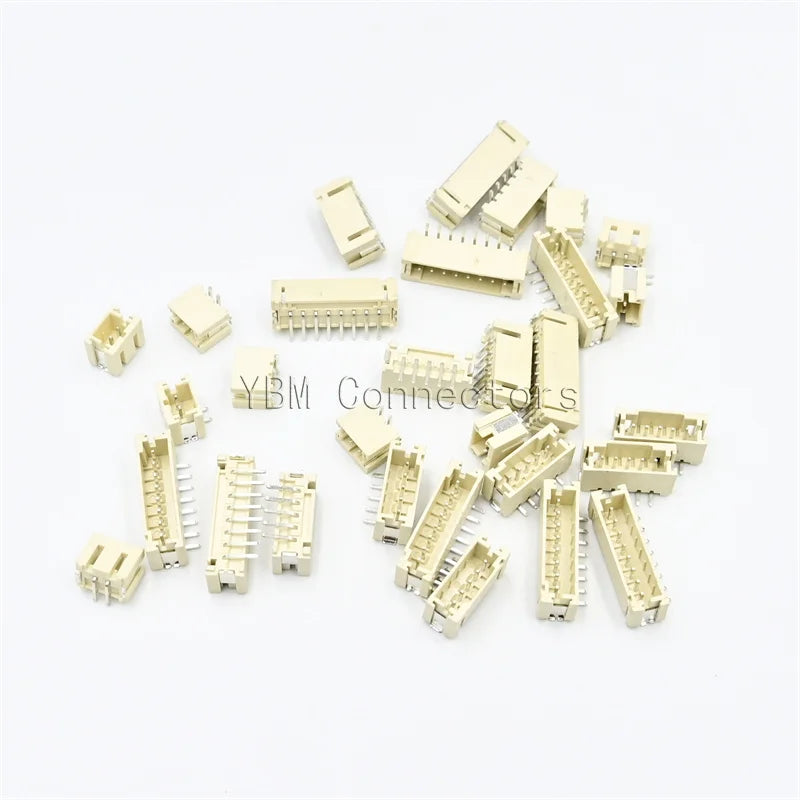 100pcs PH2,0mm 2p 3p 4p 5p 6p 7p 8p 9-poliger 10-poliger vertikaler smd-Kabelst ecker Klemmenst ecker Pin-Header-Steck verbinder