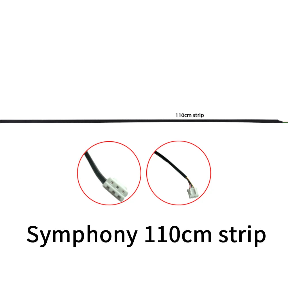 Full Colors Streamer Symphony RGBIC Ambient Light Accessories 3 wire LED Strip (RGB Door/Storage/Footlight 4 wire) "LED Lamp"App