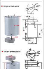 High Speed 6000rpm/8500RPM Strong Vibration 6V 12V 24V DC Vibration Motor For Micro Massage Eccentric Industrial Small Motor