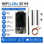 WiFi LoRa 32 V4 ESP32 Bluetooth WiFi Development Board, 0.96-inch Digital Display ESP32-S3R2 Low-Power IoT Development Board