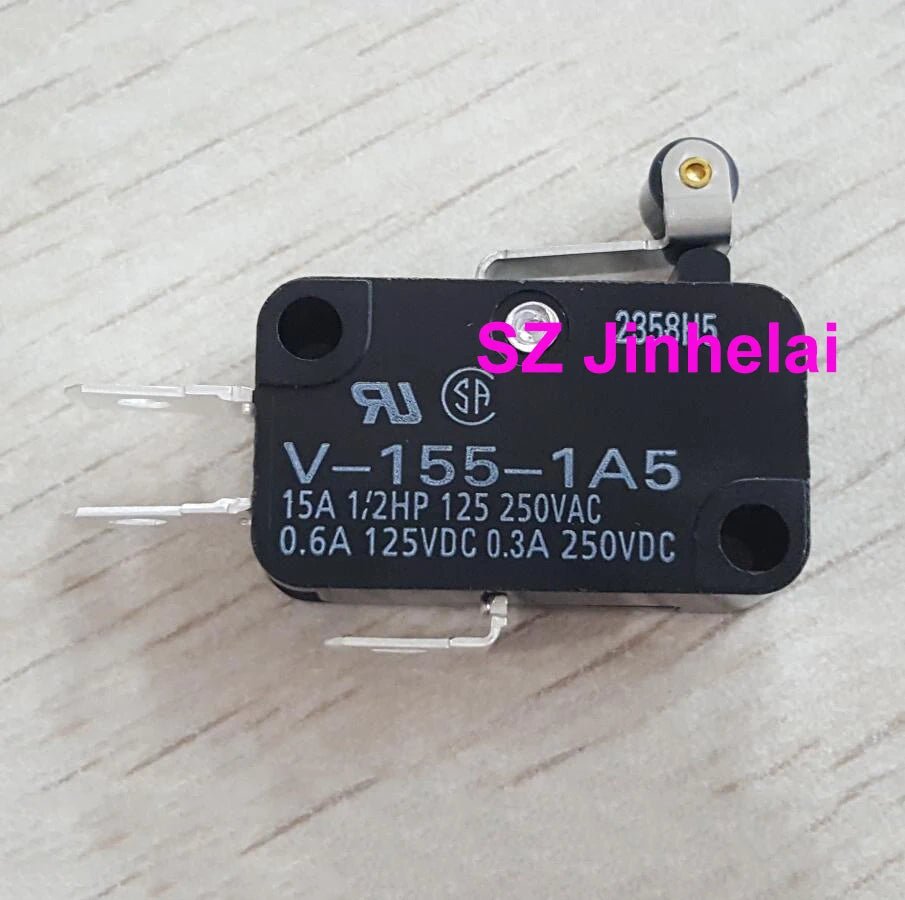 5pcs Authentic Original Omron Micro Switch V-155 156 165-1C25 1A5 1A5-T V-15-1B5