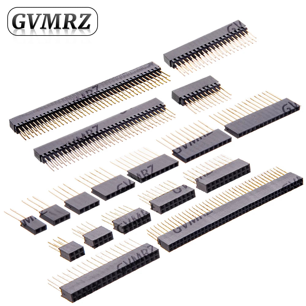 2.54 mm Stackable Long Legs Femal Header For Arduino 2/3/4/6/8/10/15 Pin  2PIN 3PIN 4PIN 6PIN 8PIN 10PIN 15PIN