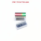 10pcs Multi-Color LED Display Bargraph Light 10 Segments Red Blue Yellow White Green Single Color Battery Level Bar Graph DIY
