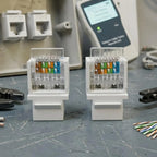 RJ45 Toolless Network Module Cat6 CAT5E Ethernet Keystone Jack No Punch Down Tool For Wall Plate Outlet T568A T568B Wiring