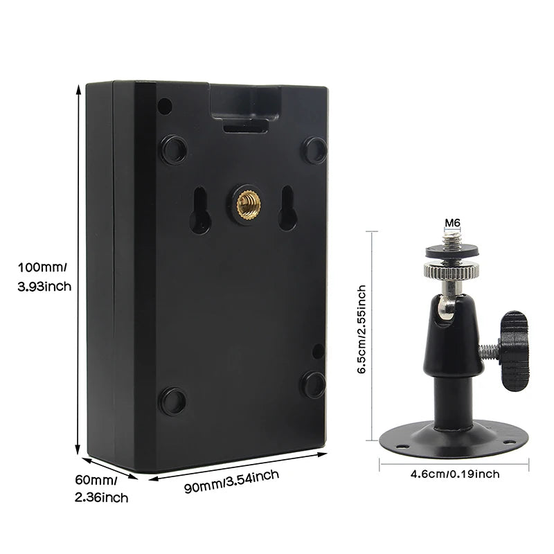 Raspberry Pi 4B 3B+ Camera Case DIY Network Camera with Metal Rotating Bracket