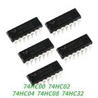 30/50PCS 74HC Integrated Circuit Logic IC DIP DIY Assortment Kit  5 Values and 30 values IC Chip DIP Register Driver Kit