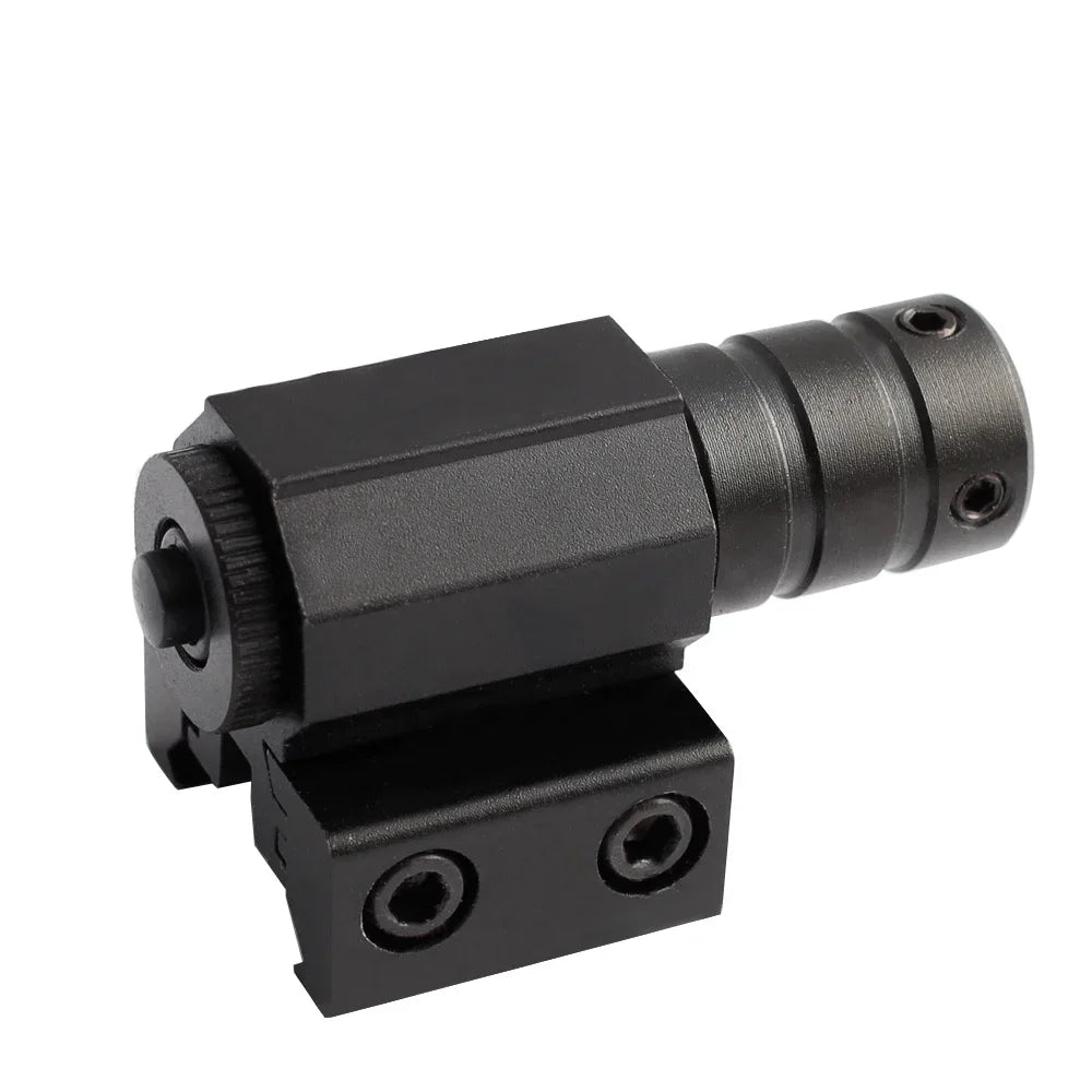 Mini Laser Pointer Red Dot Laser Sight with 635-655nm Adjustable 11mm/20mm Rail Mount Toy Gun Pistol Laser Sight