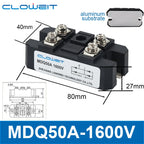 Volt Silicon Single 1 Phase Diode Metal Case Bridge Rectifier MDQ 100A Amp 1600V Single Phase Rectifier Bridge Module