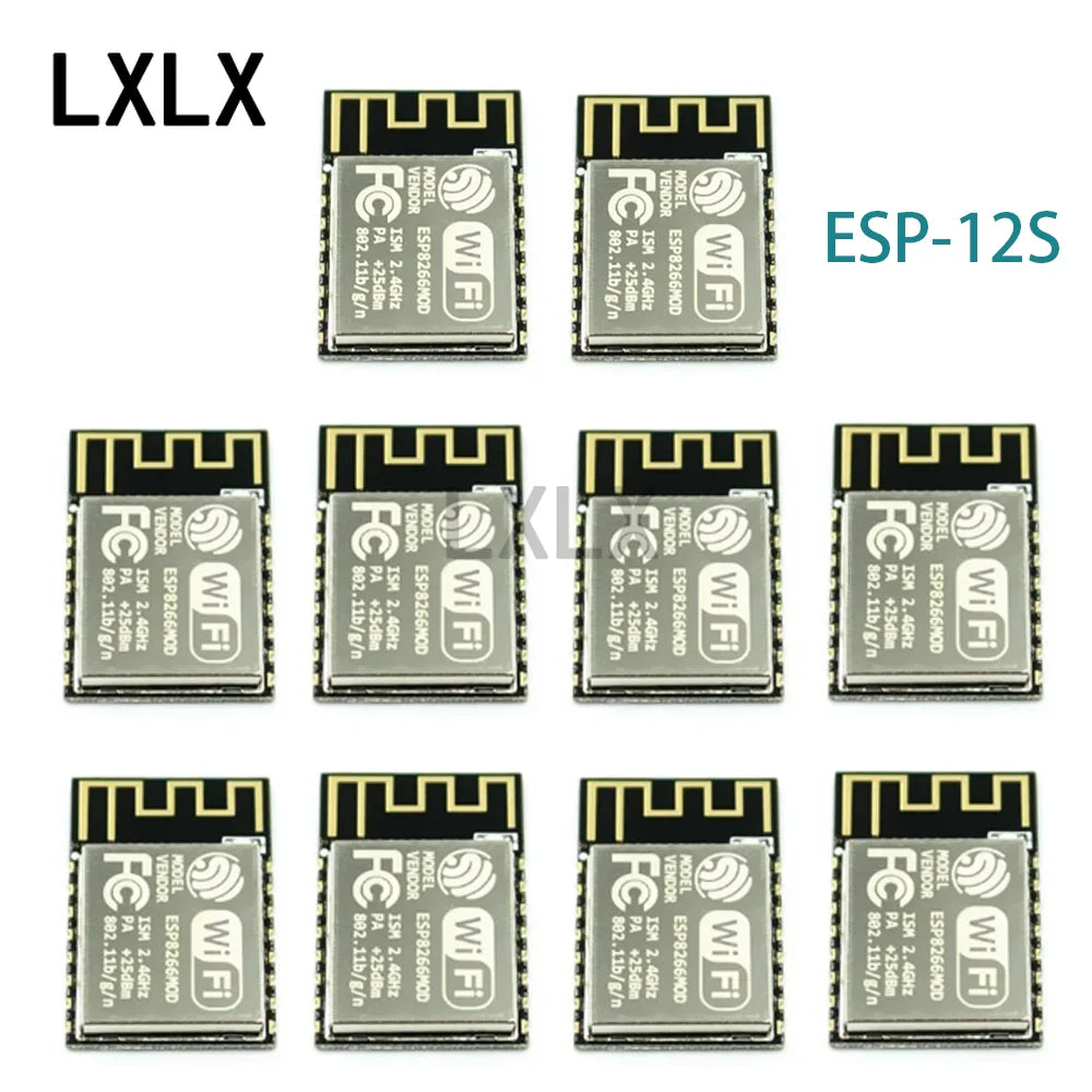LXLX1 10 Pcs ESP8266 Serial WIFI Remote Wireless Control Wifi Module ESP-12E ESP-12F ESP12S