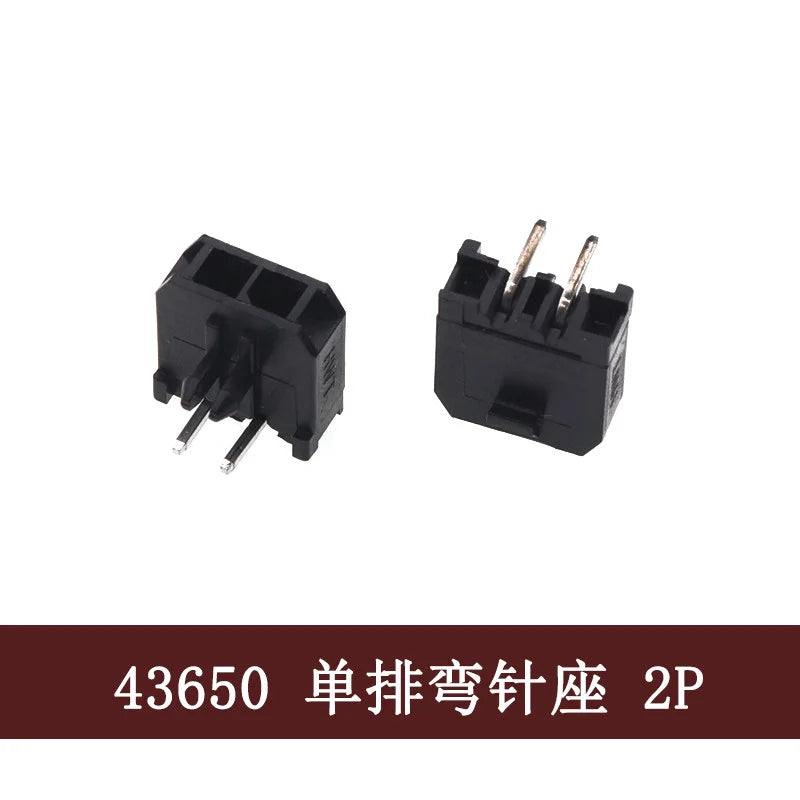 3.0mm Pitch MX3.0 Micro-Fit Connector Single Row Straight Curved Right Angle Needle Pin Header 43650 Type Socket 2P3P4P5P6Pin
