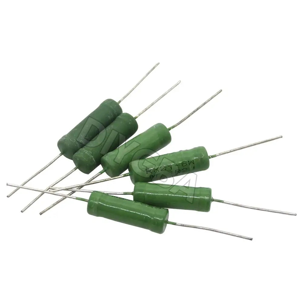 10PCS RX21 5% WiRe Wound Resistance 6W 10W 0.01R 0.05R 0.1R 0.12R 1R 10R 18R 20R 22R 24R 27R 30R 33R 36R 100R 1K 10K 12K 15K