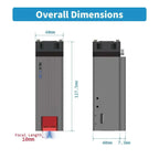 40W80W NEJE A40640 E40 Laser Module Diode High Power 450nm, Air-Assisted Nozzle for CNC Woodworking Engraver & Cutting Tools
