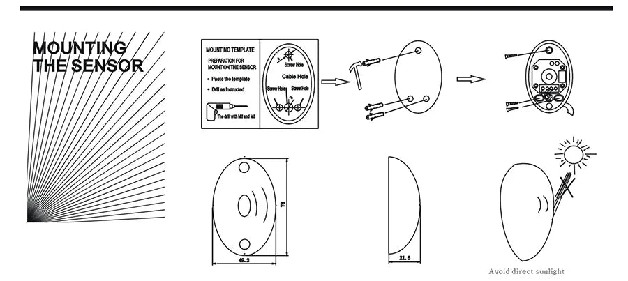 Photocell 12-24V AC/DC or 2*1.5V Dry Battery & Rotation System for Automatic Control System