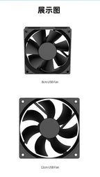 TEUCER USB Cooling Fan 8CM/12CM/14CM 800-1800RPM USB Port Power Supply Desktop Computer Available
