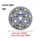 DC 5V usb LED chip Beads 2w 3w 5w 10W Surface Dimmable bulb Spotlight Down Light lamp Source SMD 5730 DIY Warm White replacement