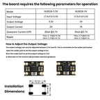 TPS63802 Lithium Battery Boost Buck Module DC 1.8-5.5V to 3.3V/5V Step Up Down Power Supply Module TPS63802 Boost Buck Converter
