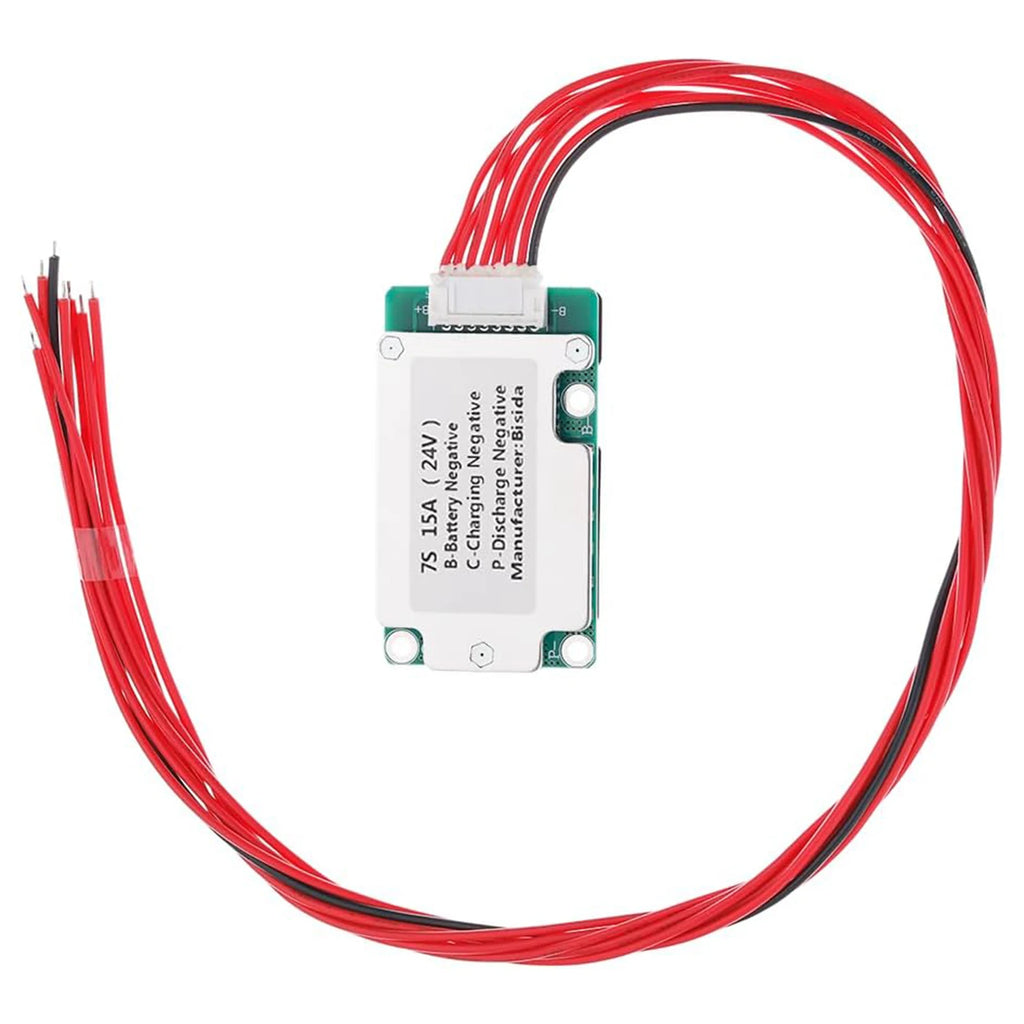 7S 24V 15A/20A/25A Lithium Battery PCB Protection Board With Balance And Temperature Protection BMS