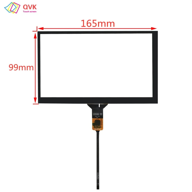 QVK 6.2/7/8/9 Inch GT911 Capacitive Universal Digitizer For Car DVD GPS Navigation Multimedia Touchscreen Panel JR-005-GT911