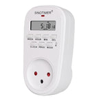 SINOTIMER Israel Plug Digital Weekly Programmable Electrical Wall Plug-in Power Socket Timer Switch Outlet Time Clock 220V
