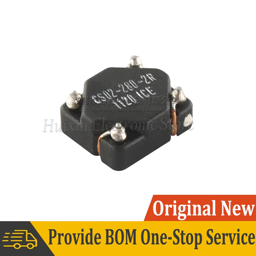 5pcs SMT Common Mode Choke Inductor Inductance 28uH 2.8A Signal Line EMI Filter Noise Supression DC Converter CS02-280-2R