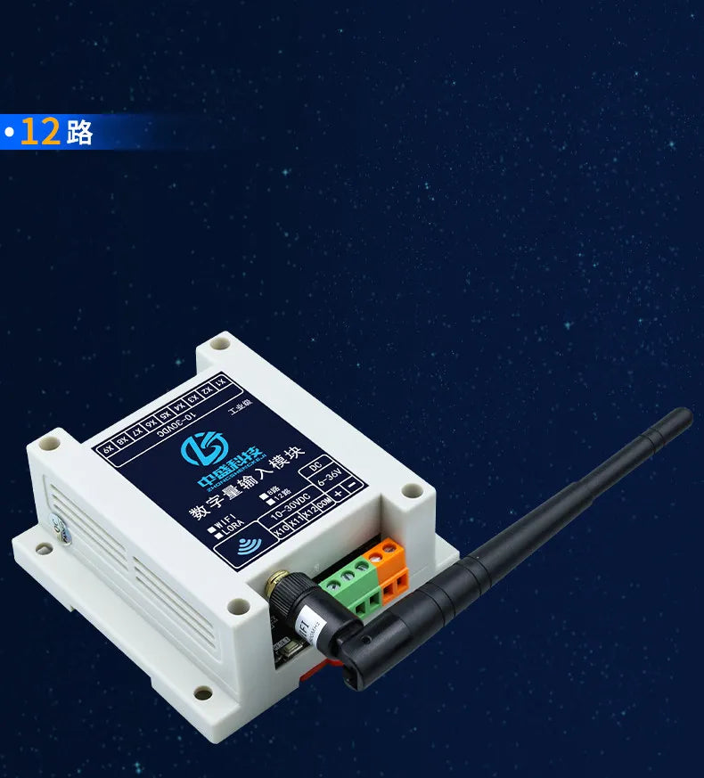 CAN WIFI Digital IO Ethernet Expansion Module Control Board RS485/232 ZS-DI-16 Isolated PNP NPN MODBUS RTU Module
