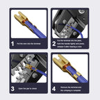 SN-68B Wire Crimping Tool for XH2.54/DuPont2.54/2.8/4.8/6.3/ Non-Insulated/Ferrule Terminals Ratcheting Crimper SN-58B