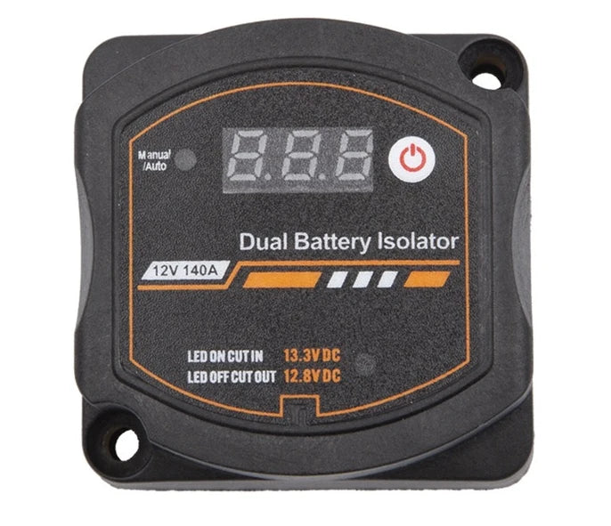 New Smart Dual Battery Isolator 12V 140A Waterproof Digital Voltage Sensitive Relay VSR Switch For Car RV Camper UTV Boat Marine