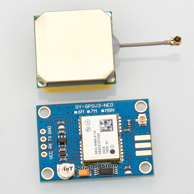 NEO-M8N-0-10 M9N NEO-6M GY-GPSV3-NEO GY-GPSV3 NEO-M8N NEOM8N NEO-M8N-0 GNSS GPS Module with Ceramic Active Antenna GYGPSV3-M8N