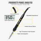 JCD 908S Electric Soldering Iron Kit Set 220V 110V 80W LCD Display Adjustable Temperature Home Handmade DIY Welding Repair Tools
