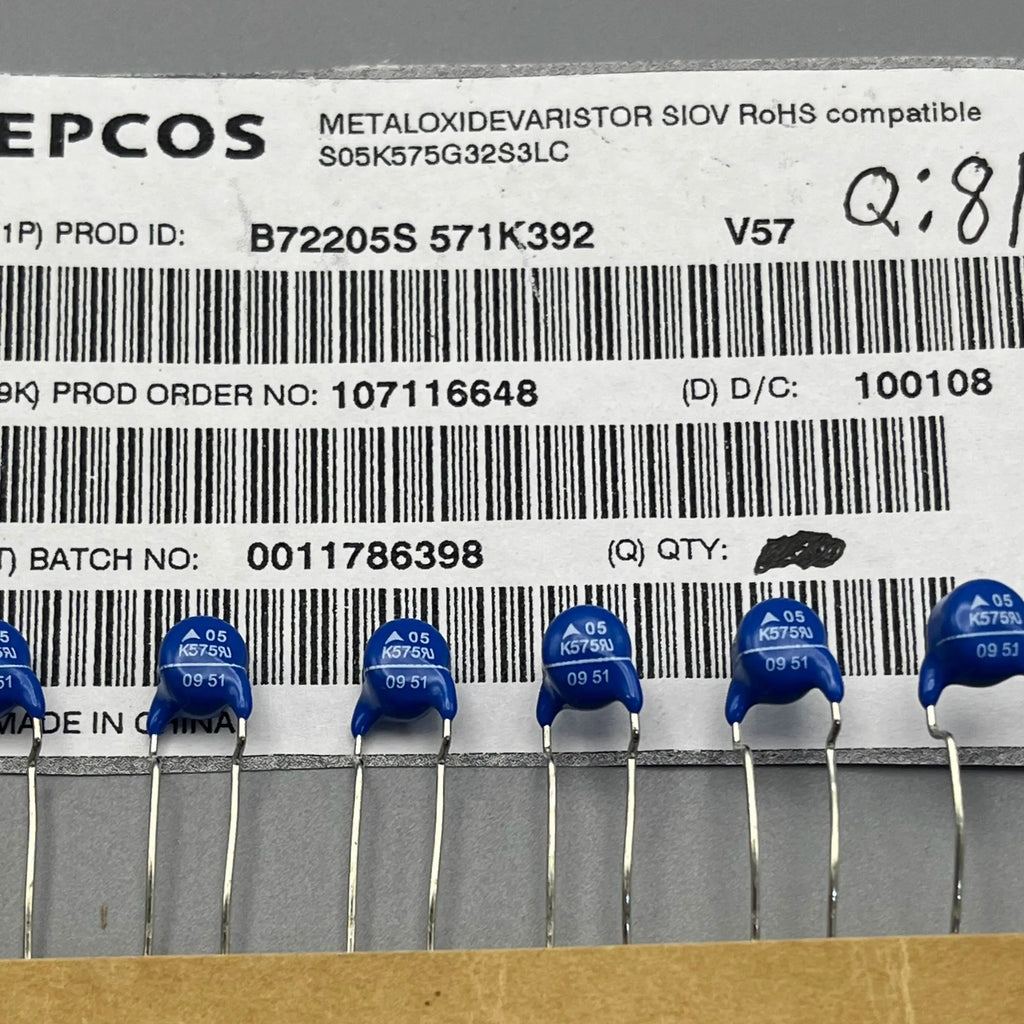 New original S05K575 05K575 varistor 112K Thm 10nk MMK 10nk 1000V capacitor 1.1K PTC thermistor