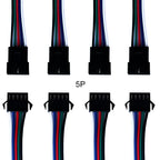 2Pin 3Pin 4Pin 5Pin 6Pin JST Led Connector Wire Cable Male/Female For WS2812B WS2811 WS2815 Led Strip Light 10Pair-100Pair