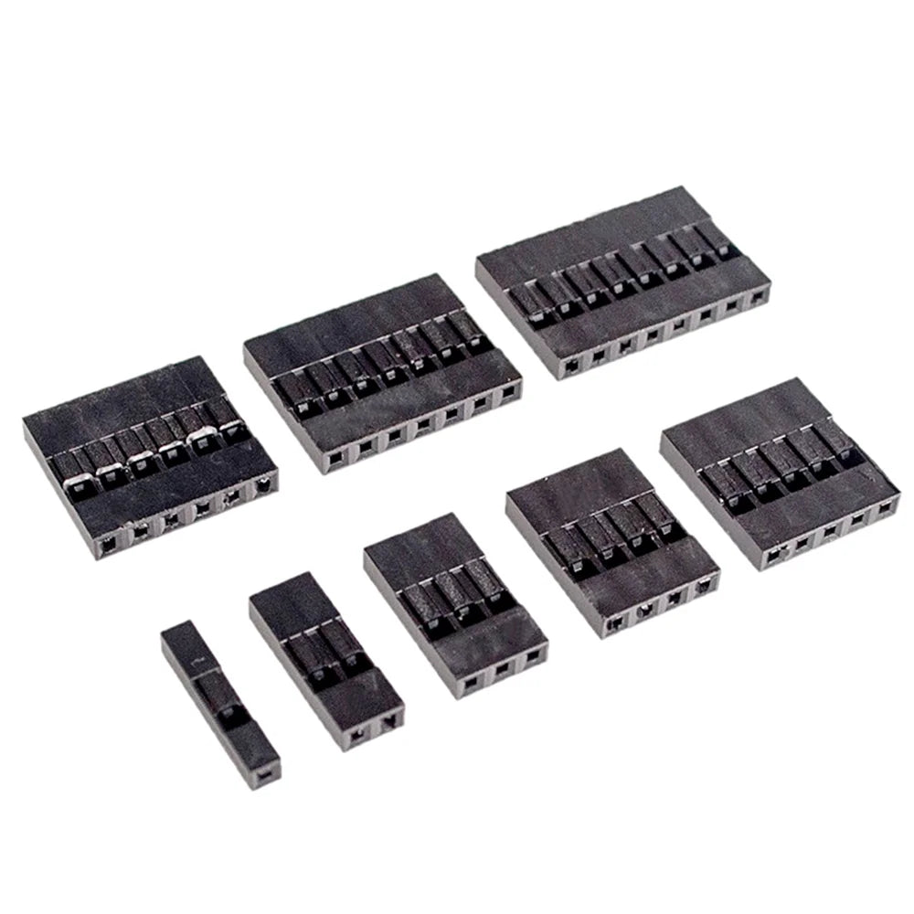 620pcs Dupont Wire Jumper Pin Header Connector Housing M/F Crimp Pins 18-26AWG Durable Electronic Components