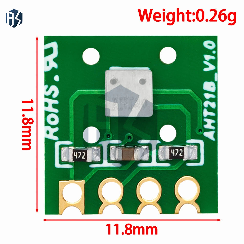 AHT21 I2C Digital Temperature and Humidity Sensor Module - High-Precision Measurement for Arduino, SHT20 Alternative