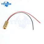 1/3/5pcs 650nm Laser Diode 5mW Laser Head 9mm 3V Red Point / Line / Cross Copper Head Lasers Cross Diode Module Industrial Class
