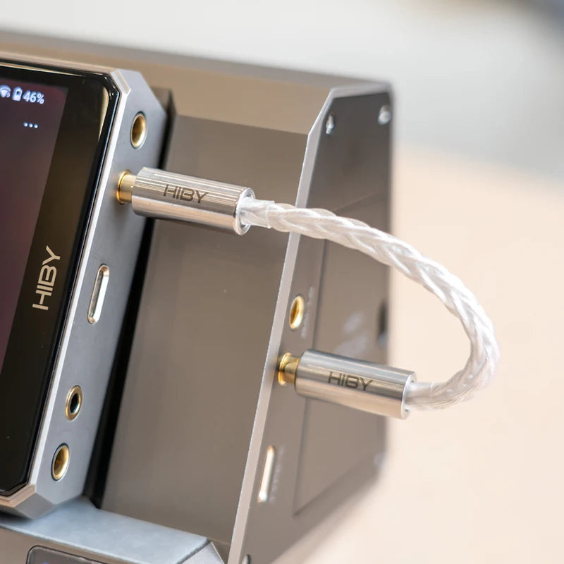 HiBy AUX HiFi Audio Cable Male Gold-plated Copper Jack 3.5mm / 4.4mm for R2 R3 R5 R6 R8 MP3 Music Player Dock Car Speaker