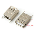 10Pcs USB 2.0 4Pin A Type Female Socket Connector G54 2 Feet 90/180 Degree Data Transmission Charging USB Connector