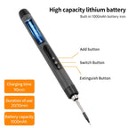 Portable 5V 8W USB Soldering Iron Wireless Electric Soldering Iron Fast Charging Lithium Battery Solder Iron Repair Welding Tool