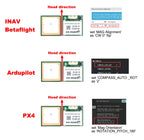 QUESCAN Ublox M10 10Hz GPS Compass Module for FPV Drone Flight Controller ArduPilot Betaflight INAV GPS Galileo GLONASS BeiDou