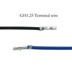 100pcs SH1.0 MX1.25 GH1.25 PH2.0 XH2.54 Soft Silicon High Temp Resist Terminal Wire Cable 10/20cm Single Double Terminal Crimped