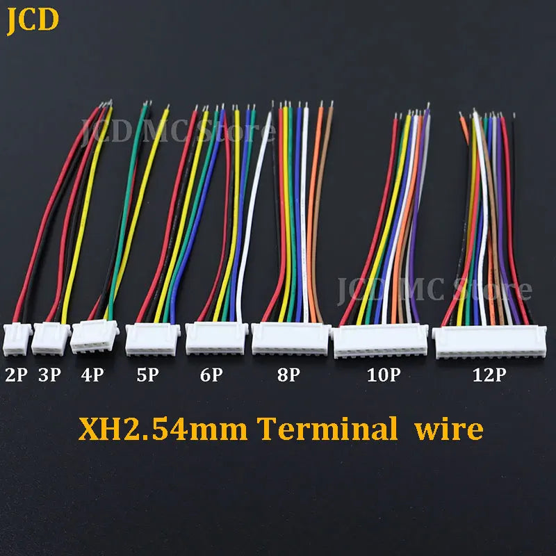 10Pcs SH1.0 MX1.25 ZH1.5 PH2.0 XH2.54mm Head Wire Cable Connector Pitch 1.0/1.25/1.5/2.0/2.54mm 2/3/4/5/6/8-12Pin Female Plug