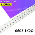 5000pcs 0603 SMD 1/8W 0 ohm ~ 10M ohm chip resistor  0 10R 100R 220R 330R 470R 1K 4.7K 10K 47K 100K 0 10 100 330 470 ohm 5%