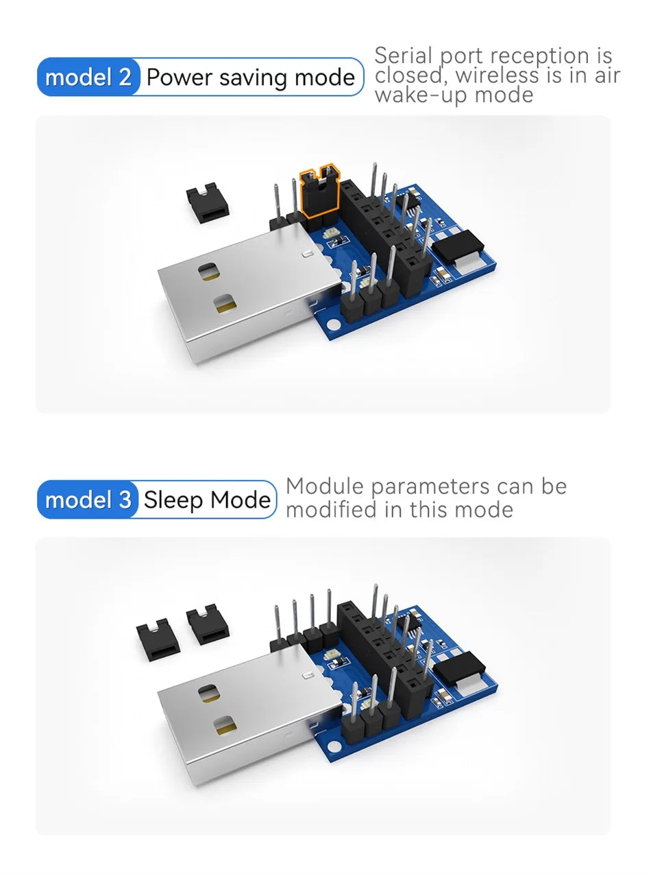 CH340X/CH9102X UART USB to TTL 3.3V 5V USB UART CP2102 CDSENET E15-USB-T2 Wireless Test Board Adapter For RF Serial Module