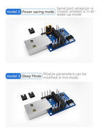 CH340X/CH9102X UART USB to TTL 3.3V 5V USB UART CP2102 CDSENET E15-USB-T2 Wireless Test Board Adapter For RF Serial Module