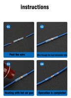Solder Waterproof Heat Shrink Tubing Insulated Sealed Wire Connectors Car Marine Use Quick Wiring Terminals Cable Butt Sleeve